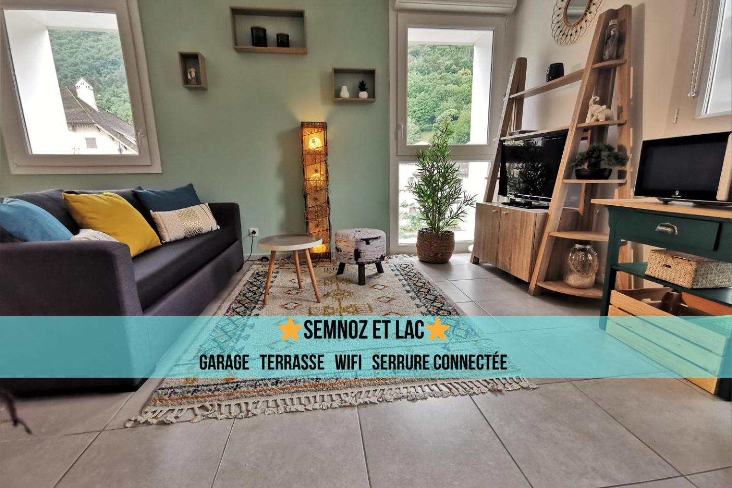 Semnoz & Lac - Wifi - Parking - Netflix - Balcon - Centre-Ville Sévrier Εξωτερικό φωτογραφία